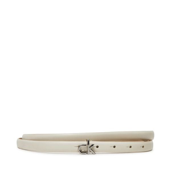 Pasek Calvin Klein. Białe paski Calvin Klein, bez wzorów. Za 112.99 zł.
