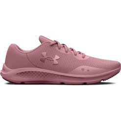 Buty Under Armour Charged Pursuit 3, Kobiety. Czerwone buty do biegania Under Armour, bez wzorów, z materiału, bez zapięcia, do biegania. Za 309.00 zł.
