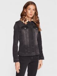 Liu Jo Kurtka jeansowa UF2069 D4391 Czarny Regular Fit. Czarne kurtki Liu Jo, l, bez wzorów, z jeansu, bez kaptura. Za 599.99 zł.