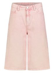 Sublevel Bermudy dżinsowe w kolorze jasnoróżowym rozmiar: L. Różowe szorty Sublevel, z aplikacjami, z bawełny, klasyczne. Za 113.99 zł.