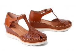 PIKOLINOS Aguadulce W3Z-1629 brandy, sandały damskie. Brązowe sandały Pikolinos, bez wzorów, bez obcasa, bez zapięcia. Za 501.42 zł.