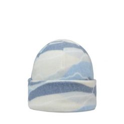 Czapka BUFF POLAR PRINTS BEANIE AGUAR. Niebieskie czapki zimowe Buff, bez wzorów, z polaru, sportowe. W wyprzedaży za 104.93 zł.