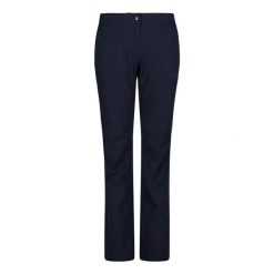 Dopasowane spodnie damskie CMP. Niebieskie spodnie sportowe CMP, bez wzorów, długie. Za 349.40 zł.