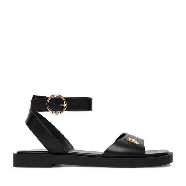 Sandały U.S. Polo Assn. Czarne sandały U.S. Polo Assn., bez wzorów, marine, bez obcasa, na płaskiej podeszwie, bez zapięcia. Za 219.99 zł.