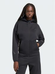 Adidas Bluza 164580 Czarny Regular Fit. Czarne bluzy adidas, s, bez wzorów, bez ramiączek, bez kaptura. Za 478.99 zł.
