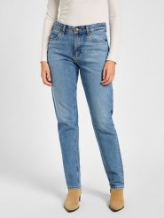 Lee Dżinsy - Tapered fit - w kolorze niebieskim rozmiar: W32/L35. Niebieskie jeansy Lee, l, z aplikacjami, klasyczne, z podwyższonym stanem. Za 122.96 zł.