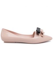 Melissa Baleriny Pointy II + Jason Wu Różowy. Czerwone baleriny Melissa, bez wzorów, z tworzywa sztucznego, bez obcasa, bez zapięcia. Za 279.99 zł.
