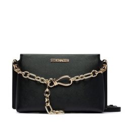 Torebka Steve Madden. Czarne listonoszki Steve Madden, bez wzorów, bez dodatków. Za 519.99 zł.