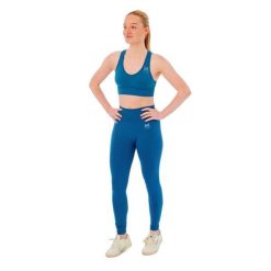 Damski zestaw sportowy Xtreme - legginsy sportowe + top sportowy - Niebieski. Niebieskie legginsy XTREME SOCKSWEAR, bez wzorów, z materiału, sportowe. Za 190.74 zł.