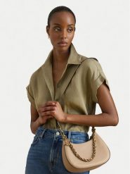 LAUREN RALPH LAUREN Torebka 431P11747005 Beżowy. Brązowe torebki klasyczne Lauren Ralph Lauren, bez wzorów, ze skóry, bez dodatków. Za 1,599.00 zł.