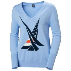 Bluza damska Helly Hansen Salt Summer. Niebieskie bluzy Helly Hansen, na lato, bez wzorów, z bawełny, bez ramiączek, bez kaptura. Za 425.50 zł.