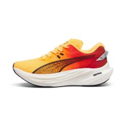 Damskie buty do biegania Puma Deviate Nitro 3 Fade. Białe buty do biegania Puma, bez wzorów, bez zapięcia, do biegania. Za 520.99 zł.
