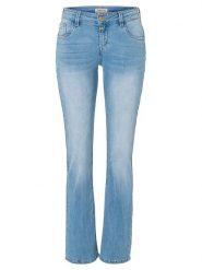Timezone Dżinsy "Lisa" - Slim fit - w kolorze błękitnym rozmiar: W28/L32. Niebieskie jeansy Timezone, l, z aplikacjami, klasyczne. Za 122.96 zł.
