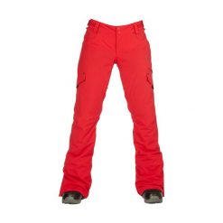 Spodnie snowboardowe damskie Billabong Adiv Nela 1247. Czerwone spodnie narciarskie Billabong, bez wzorów, narciarskie. Za 449.99 zł.