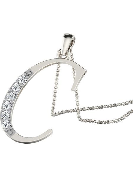 Diamant Vendôme Złoty naszyjnik z diamentami - dł. 40 cm rozmiar: onesize. Szare naszyjniki Diamant Vendôme, z materiału, z diamentem, złote. Za 709.99 zł.