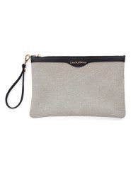 Lucky Bees Kopertówka "Clara" w kolorze czarnym - 29 x 19 x 1 cm rozmiar: onesize. Czarne kopertówki Lucky Bees, bez wzorów, z materiału, bez dodatków. Za 65.99 zł.