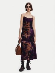 Desigual Sukienka codzienna Rosy 24WWVK15 Kolorowy Slim Fit. Sukienki Desigual, na co dzień, xl, bez wzorów, z syntetyku, bez kołnierzyka, bez ramiączek, proste. Za 319.99 zł.