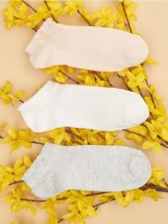 Skarpetki 3 pack - wielobarwny. Skarpetki Sinsay, bez wzorów. Za 12.99 zł.