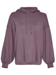 MOSS COPENHAGEN Bluza "Janelle" w kolorze fioletowym rozmiar: S/M. Różowe bluzy Moss Copenhagen, m, bez wzorów, z wiskozy, klasyczne, bez ramiączek, z kapturem. Za 141.19 zł.