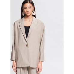 Marynarka oversize - Beżowy. Marynarki i żakiety marki Reserved. Za 239.99 zł.