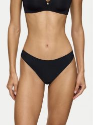 Triumph Stringi Pretty 10222212 Czarny. Czarne stringi Triumph, bez wzorów, z syntetyku. Za 35.00 zł.