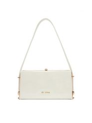 Eva Minge Torebka EO-AVAH-LA482-6340 Écru. Kopertówki Eva Minge, bez wzorów, z materiału, wizytowe, bez dodatków. Za 199.99 zł.