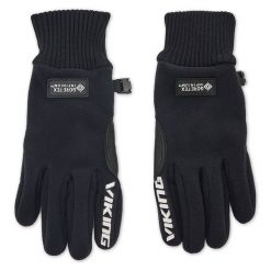 Rękawiczki Viking. Czarne rękawiczki Viking, bez wzorów, sportowe. Za 129.99 zł.