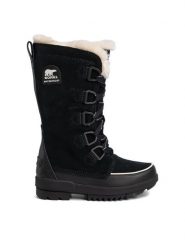 Sorel Śniegowce Torino II Tall NL3489 Czarny. Czarne śniegowce Sorel, bez wzorów, ze skóry, bez zapięcia. Za 704.99 zł.