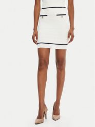 Marciano Guess Spódnica mini 5RGD00 5640Z Biały Regular Fit. Białe spódnice Marciano Guess, m, z aplikacjami, z wiskozy, mini. Za 339.99 zł.