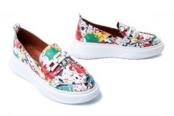ARTIKER RELAKS 52C0723 multi color, półbuty damskie. Półbuty wsuwane Artiker Relaks, bez wzorów, ze skóry, bez obcasa, na obcasie. Za 174.93 zł.