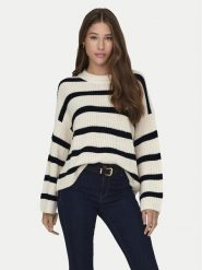 JDY Sweter Justy 15264902 Beżowy Regular Fit. Brązowe swetry JDY, xl, bez wzorów, z syntetyku, bez ramiączek. Za 69.99 zł.