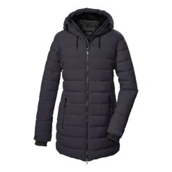 Parka dla kobiet Killtec Kow 55 Qltd. Niebieskie płaszcze Killtec, na zimę, s, bez wzorów, z materiału, z kapturem. Za 646.50 zł.
