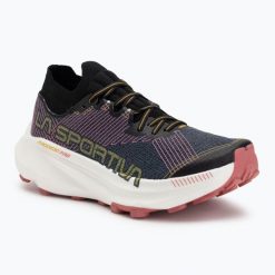 Buty do biegania damskie La Sportiva Prodigio Pro. Niebieskie buty do biegania La Sportiva, bez wzorów, z materiału, bez zapięcia, do biegania. Za 829.99 zł.