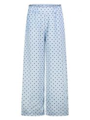 Sublevel Spodnie w kolorze błękitno-brązowym rozmiar: S. Niebieskie spodnie materiałowe Sublevel, bez wzorów, z materiału. Za 82.99 zł.