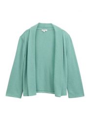 Tom Tailor Kardigan w kolorze turkusowym rozmiar: XXS. Niebieskie swetry Tom Tailor, xxs, bez wzorów, bez ramiączek. Za 82.99 zł.