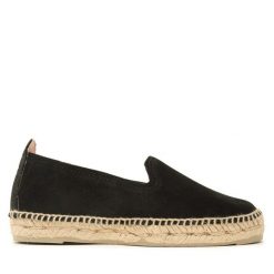 Espadryle Manebi. Czarne espadryle Manebi, bez wzorów, bez obcasa. Za 549.99 zł.