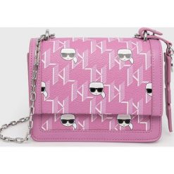 Karl Lagerfeld torebka kolor różowy. Czerwone listonoszki KARL LAGERFELD, bez wzorów, na ramię, bez dodatków. Za 1,099.90 zł.