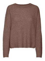Vero Moda Sweter w kolorze jasnobrązowym rozmiar: XS. Brązowe swetry Vero Moda, xs, bez wzorów, bez ramiączek. Za 43.78 zł.