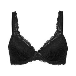 Cellbes Wyściełany biustonosz na fiszbinach czarny female czarny 70A. Czarne biustonosze sportowe Cellbes, bez wzorów, z koronki. Za 89.00 zł.