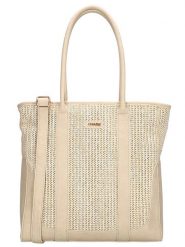 Charm Shopper bag "Hillingdon" w kolorze beżowym - 34 x 35 x 10 cm rozmiar: onesize. Brązowe shopper bag Charm, bez wzorów, z materiału, przez ramię, bez dodatków. Za 150.02 zł.