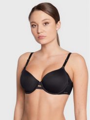 Calvin Klein Underwear Biustonosz bezszwowy 000QF1184E Czarny. Czarne biustonosze Calvin Klein Underwear, bez wzorów, z syntetyku. Za 119.99 zł.