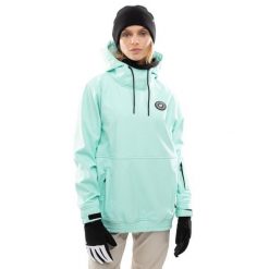 Kurtka snowboardowa damska W1-W Iceberg. Niebieskie kurtki przejściowe sportowe SIROKO, m, bez wzorów, z materiału, bez kaptura, narciarskie. Za 297.00 zł.