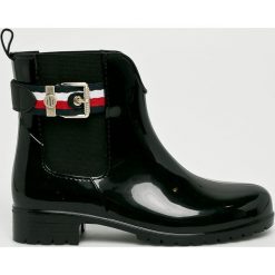 Tommy Hilfiger - Kalosze. Czarne kalosze Tommy Hilfiger, z materiału. Za 359.90 zł.