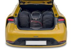 Torby Do Bagażnika Toyota Prius Phev 2023+ 4Szt Kjust. Czarne torby podróżne KJUST, bez wzorów, z kauczuku. Za 1,203.00 zł.