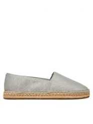 Calvin Klein Espadryle Flat Espadrille - Jacq HW0HW02467 Szary. Szare espadryle Calvin Klein, bez wzorów, z materiału, bez obcasa. Za 219.99 zł.