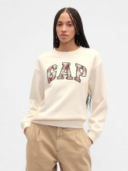 GAP Bluza w kolorze kremowym rozmiar: M. Brązowe bluzy GAP, m, bez wzorów, bez ramiączek, bez kaptura. Za 101.94 zł.