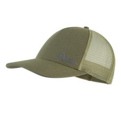 Czapka z daszkiem bawełniana Rab Trucker Logo Cap. Szare czapki z daszkiem RAB, na lato, bez wzorów, z bawełny, biznesowe. Za 126.80 zł.