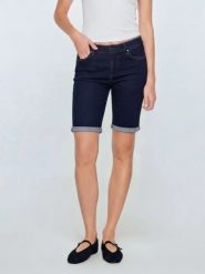 Szorty damskie jeansowe granatowe dakota 934. Niebieskie szorty BIG STAR, bez wzorów, z jeansu, wakacyjne. W wyprzedaży za 29.99 zł.