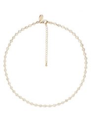 U.S. Polo Assn. Pozłacany naszyjnik z kamieniami ozdobnymi - dł. 37 cm rozmiar: onesize. Żółte naszyjniki U.S. Polo Assn., z materiału, metalowe. Za 195.99 zł.