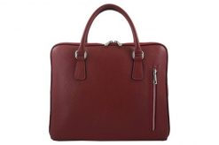 Torba skórzana na laptopa BARBERINI'S czerwona 899-13. Czerwone torby na laptopa Barberinis, bez wzorów, ze skóry, na ramię. Za 349.99 zł.